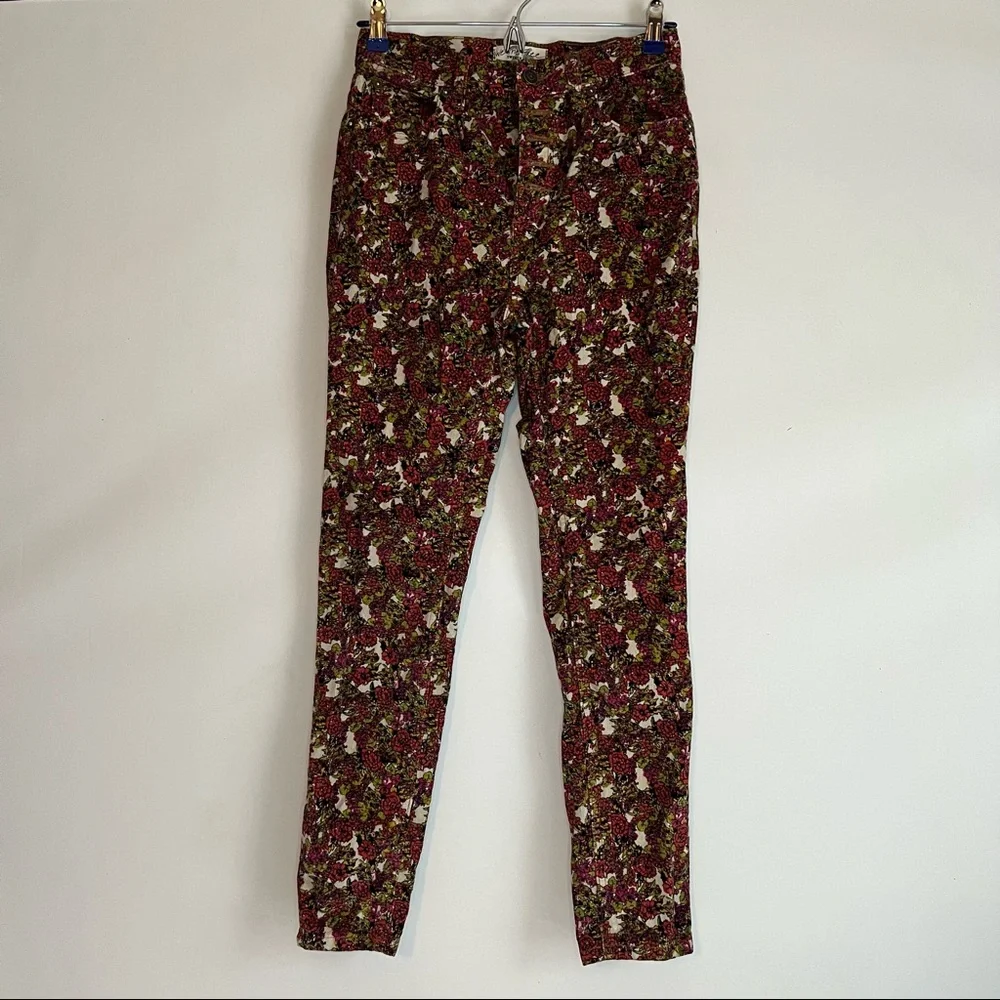 We the Free X Free People Sun Chaser Printed Cord Pants Size 26 - Picture 1 of 9